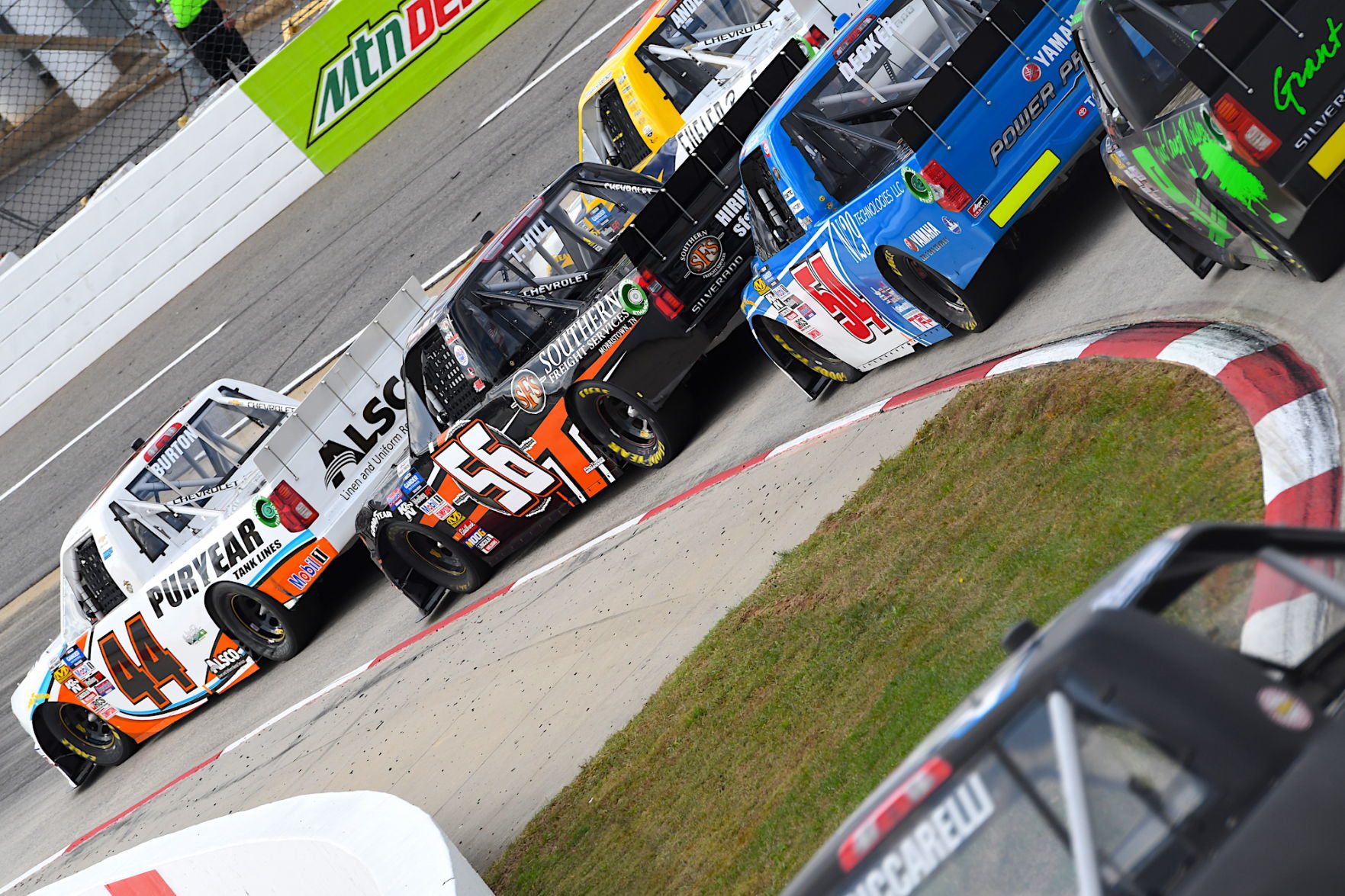 Jeb Burton, Timmy Hill and Natalie Decker